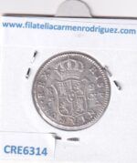 CRE6314 MONEDA ESPAÑA CARLOS IV 2 REALES 1808 SEVILLA CN PLATA - Imagen 2