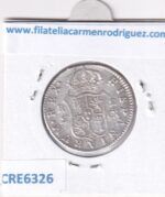 CRE6326 MONEDA ESPAÑA CARLOS IV 2 REALES 1808 SEVILLA CN PLATA - Imagen 2