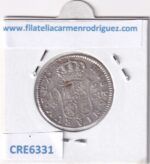 CRE6331 MONEDA ESPAÑA CARLOS IV 2 REALES 1808 SEVILLA CN PLATA - Imagen 2