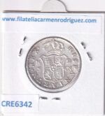 CRE6342 MONEDA ESPAÑA CARLOS IV 2 REALES 1808 SEVILLA CN PLATA - Imagen 2