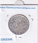 CRE6349 MONEDA ESPAÑA CARLOS IV 2 REALES 1808 SEVILLA CN PLATA - Imagen 2