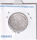 CRE6351 MONEDA ESPAÑA CARLOS IV 2 REALES 1808 SEVILLA CN PLATA - Imagen 2