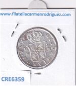 CRE6359 MONEDA ESPAÑA CARLOS IV 2 REALES 1808 SEVILLA CN PLATA - Imagen 2