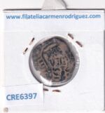 CRE6397 MONEDA ESPAÑA FELIPE IV 8 MARAVEDIS 1654-55 2 RESELLOS - Imagen 2