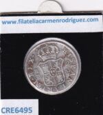CRE6495 MONEDA ESPAÑA CARLOS IV 2 REALES 1808 MADRID AI PLATA - Imagen 2