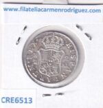CRE6513 MONEDA ESPAÑA CARLOS IV 2 REALES 1808 MADRID AI PLATA - Imagen 2
