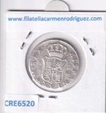 CRE6520 MONEDA ESPAÑA CARLOS IV 2 REALES 1808 MADRID AI PLATA - Imagen 2
