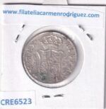 CRE6523 MONEDA ESPAÑA CARLOS IV 2 REALES 1808 MADRID AI PLATA - Imagen 2