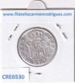 CRE6530 MONEDA ESPAÑA CARLOS IV 2 REALES 1808 MADRID AI PLATA - Imagen 2