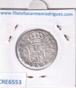 CRE6553 MONEDA ESPAÑA CARLOS IV 2 REALES 1808 MADRID AI PLATA - Imagen 2