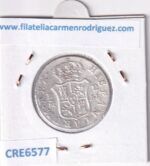 CRE6577 MONEDA ESPAÑA CARLOS IV 2 REALES 1808 MADRID AI PLATA - Imagen 2