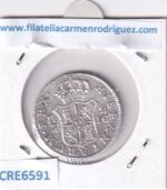 CRE6591 MONEDA ESPAÑA CARLOS IV 2 REALES 1808 MADRID IG PLATA - Imagen 2