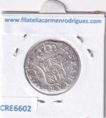 CRE6602 MONEDA ESPAÑA CARLOS IV 2 REALES 1808 MADRID IG PLATA - Imagen 2