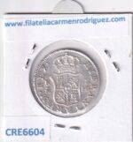 CRE6604 MONEDA ESPAÑA CARLOS IV 2 REALES 1808 MADRID IG PLATA - Imagen 2