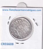 CRE6608 MONEDA ESPAÑA CARLOS IV 2 REALES 1808 MADRID AI PLATA - Imagen 2