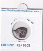 CRE6692 MONEDA ESPAÑA FELIPE IV 1621-1165 1/2 REAL MACUQUINA MEXICO D - Imagen 2