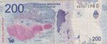 CRBX1550 BILLETE ARGENTINA 200 PESOS BC - Imagen 2