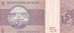 CRBX1591 BILLETE BRASIL 5 CRUZEIROS SIN CIRCULAR - Imagen 2