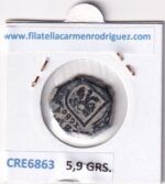 CRE6863 MONEDA ESPAÑA CARLOS II 2 MARAVEDIS 1680 CECA INCIERTA - Imagen 2