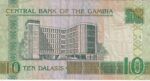 CRBX1713 BILLETE GAMBIA 10 DALASIS BC - Imagen 2