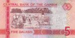 CRBX1715 BILLETE GAMBIA 5 DALASIS EBC - Imagen 2