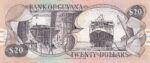CRBX1742 BILLETE GUYANA 20 DOLARES P-30 SIN CIRCULAR - Imagen 2