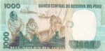CRBX1794 BILLETE PERU 1000 SOLES SIN CIRCULAR - Imagen 2