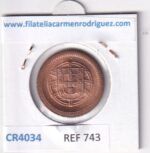 CR4034 MONEDA PORTUGAL 5 CENTAVOS 1921 SIN CIRCULAR - Imagen 2