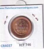 CR4037 MONEDA PORTUGAL 5 CENTAVOS 1921 SIN CIRCULAR - Imagen 2