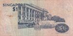 CRBX2272 BILLETE SINGAPUR 1 DOLAR BC - Imagen 2