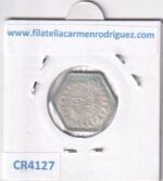 CR4127 MONEDA EGIPTO 2 PIASTRAS (1922-52) FARUQ PLATA - Imagen 2