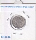 CR4136 MONEDA GRECIA 20 CENTIMOS CONSTANTINO II 1966 CU-NI - Imagen 2