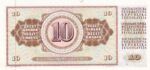 CRBX2399 BILLETE YUGOSLAVIA 10 DINARAS 1968 SIN CIRCULAR - Imagen 2
