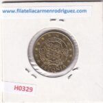 H0329 MONEDA ESTONIA 20 CENTIMOS PRUEBA - Imagen 2