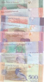 CRBX0396 SERIE 8 VALORES BILLETE VENEZUELA 2018 SIN CIRCULAR - Imagen 2