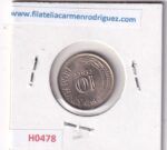 H0478 MONEDA SINGAPUR 10 CENTIMOS 1970 - Imagen 2