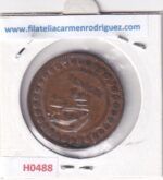 H0488 MONEDA TUNEZ 10 CENTIMOS 1917 - Imagen 2