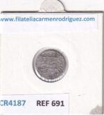 CR4187 MONEDA MARRUECOS 1/2 DIRHAM 1310 PLATA - Imagen 2