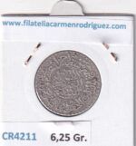 CR4211 MONEDA MARRUECOS ABD AL-AZIZ 2,1/2  DIRHAMS 1320-21 PLATA - Imagen 2