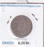 CR4223 MONEDA MARRUECOS ABD AL-AZIZ 2,1/2  DIRHAMS 1320-21 PLATA - Imagen 2