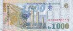 CRBX1840 BILLETE RUMANIA 1000 LEI 1998 SIN CIRCULAR - Imagen 2
