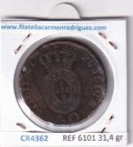CR4362 MONEDA PORTUGAL 40 REIS 1813 JUAN VI BRONCE - Imagen 2