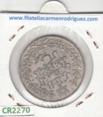 CR2270 MONEDA MARRUECOS 5 DIRHAMS 1329 PLATA BO MBC - Imagen 2