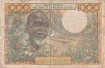 CRBX2501 BILLETE AFRICA OESTE 1000 FRANCOS MC - Imagen 2