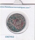 CRE7452 MONEDA ESPAÑA CARLOS III 2 REALES 1785 MADRID DV - Imagen 2