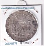 CRBAN975 MONEDA ESPAÑA 8 REALES CARLOS IV 1796 POTOSI PP PLATA - Imagen 2