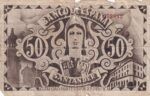 CRBL0497 BILLETE LOCAL ESPAÑA SANTANDER 50 PESETAS 1936 BC - Imagen 2