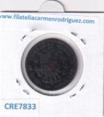 CRE7833 MONEDA ESPAÑA ALFONSO XII 5 CENTIMOS 1877 COBRE - Imagen 2