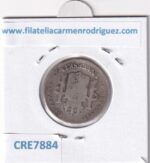 CRE7884 MONEDA ESPAÑA ALFONSO XIII 1 PESETA 1894 *94 PGV PLATA - Imagen 2