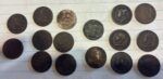 CRLOT015 LOTE DE 16 MONEDAS DE 1 CTS DE GOB. PROV Y ALFONSO XII - Imagen 2